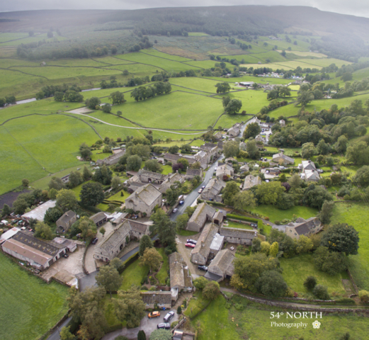 Aerial Photo of Appletreewick Yorkshirer Dales